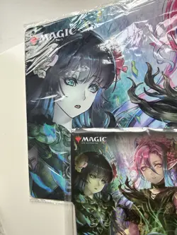 MTG Llanowar Elves Playmat & StorageBox & Kyechain Japan Showcase Official - Image 4