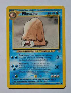 Pokemon - Piloswine - Neo Genesis 44/111 - Uncommon - NM - Image 1
