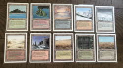 MTG Revised Dual Lands Set of 10 NM - Image 1