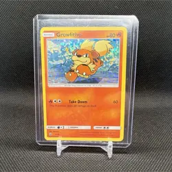 Pokemon TCG Growlithe McDonald's 2018 1/12 Holo Promo English LP - Image 1