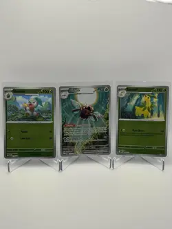 Pokemon Ninjask IR 137/132 + Nuzleaf Bayleef Lot Stellar Crown NM - Image 1