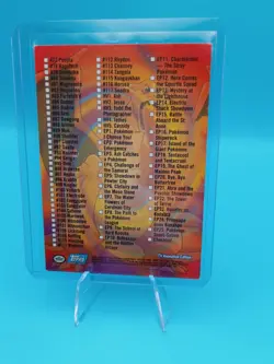 Pokemon Topps Series 2 Checklist TV Animation Edition Blue Logo - Image 2