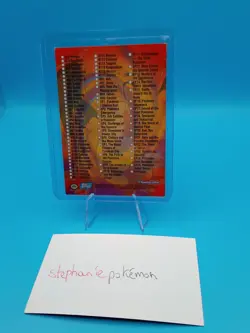 Pokemon Topps Series 2 Checklist TV Animation Edition Blue Logo - Image 3