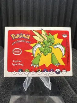 Scyther #123 - Cracked Ice Holo - Who's That Pokemon 2025 - Pokemon - Image 1