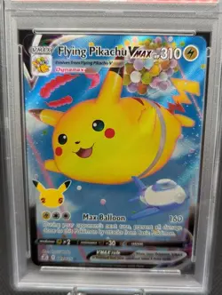 Flying Pikachu Vmax Celebrations SWSH 2021 007/025 PSA 10 Gem Mint Pokemon - Image 2