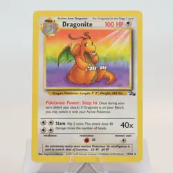 Pokemon TCG - Dragonite 19/62 Fossil Rare WOTC - MP - Image 2