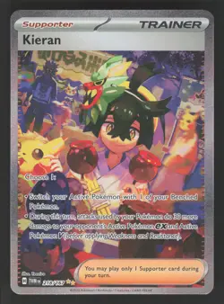 Kieran 218/167 Pokemon TCG SV06: Twilight Masquerade NM - Image 1