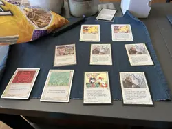 Lot Of 700+ Magic The Gathering Cards Mtg Unlimited Through Mirage White Cards - Image 3