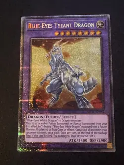 Yu-Gi-Oh! Blue-Eyes Tyrant Dragon MP25-EN042 Starlight Rare - Image 1