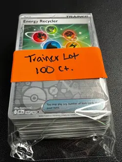 Pokemon TCG Trainer Card Lot 100 Cards Mixed Sets Deck Builder Bulk NM - Image 1