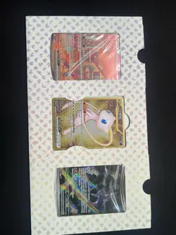 *NEW* Sealed Pokemon TCG 151 UPC Promo Set Mew 053, Mewtwo 052, Metal Mew 205 - Image 1