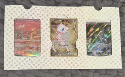 Pokemon 151 UPC Promo Set, NO PACKS : Metal Mew 205, Sealed Mew 053 & Mewtwo 052 - Image 3