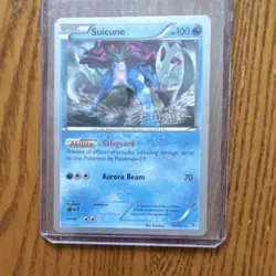 Pokemon Suicune World Championships 2014 20/101 Basic 100HP 70 Attack Card - Image 1