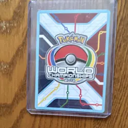 Pokemon Suicune World Championships 2014 20/101 Basic 100HP 70 Attack Card - Image 2