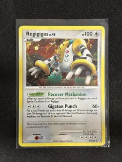Regigigas 37/146 Legends Awakened Holo Rare Pokemon Card - Image 1
