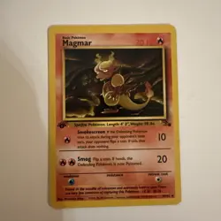 Pokemon Cards Magmar 39/62 Fossil FIRST EDITION WOTC - (NM) - Image 1