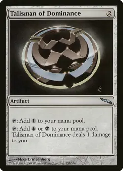 MTG NM English Talisman of Dominance - NM - Mirrodin - Image 1