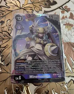 Digimon Card Game Minervamon BT10-083 SR Xros Encounter - Image 1