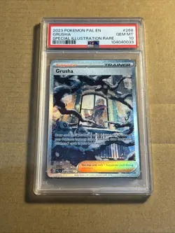 Pokemon TCG Grusha Paldea Evolved Trainer Holo Card 268/193 PSA 10 - Image 1