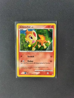 Chimchar - DP02 - Pokemon Diamond & Pearl Promo Holo Card LP - Image 4