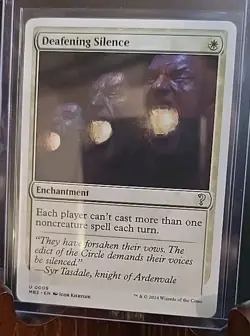 Deafening Silence (White Border) Mystery Booster 2 MTG Regular Near Mint - Image 3