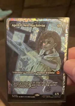 Magic TMNT: April O'Neil, Hacktivist 282 Fracture Foil - Image 1