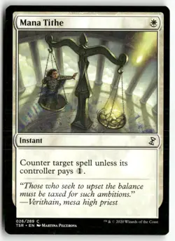 Mana Tithe 26 Common Time Spiral: Remastered Magic: The Gathering Lightly Played - Image 1