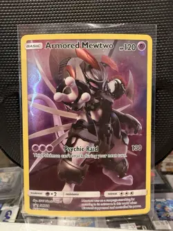 Pokemon TCG Armored Mewtwo SM228 FA Collector's Chest Promo SM Promos LP - Image 1