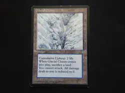 Glacial Chasm HP [Ice Age] #2 Mtg Magic Free Tracking! - Image 1