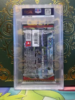 2015 Pokemon XY Breakthrough Foil Booster Pack Mega Mewtwo X Art PSA 9 - Image 2