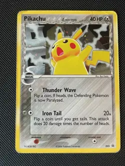 Pikachu 035 Promo Nintendo Black Star Promos Pokemon MP - Image 1