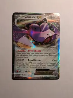 Pokemon TCG Genesect EX 64/124 Fates Collide NM - Image 1