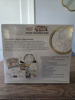 Pokemon Sword & Shield Brilliant Stars Elite Trainer Box Booster Promo - Image 3
