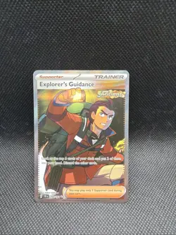 Explorer's Guidance 200/162 2024 Pokemon Temporal Forces Full Art Ultra Rare NM - Image 1