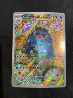 Pokemon - Seismitoad - 105/086 105 - SV Black Bolt Holofoil NM - Image 1
