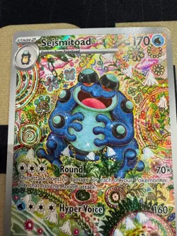 Pokemon - Seismitoad - 105/086 105 - SV Black Bolt Holofoil NM - Image 3