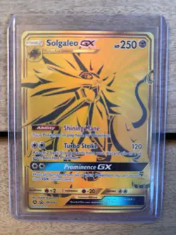 2019 Pokemon Solgaleo GX Sun & Moon Black Star Promo SM104a - Image 1