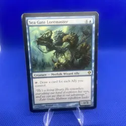 1x MTG magic cards Sea Gate Loremaster Zendikar x1 - Image 1