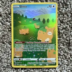 Ditto GG22/GG70 Crown Zenith: Galarian Gallery Holo Rare Pokemon - Image 1