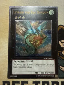 Leviair The Sea Dragon GENF-EN043 Unlimited Ultimate Rare YuGiOh! LP EURO - Image 2