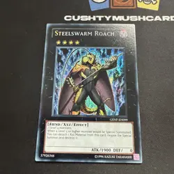 YUGIOH STEELSWARM ROACH SECRET RARE GENF-EN099 - Image 2