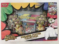 Pokemon TCG Ascended Heroes Mega Gardevoir Premium Poster Collection Box New!! - Image 1