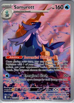 Samurott 107/086 SV: White Flare - Pokemon Card - NM - Image 1