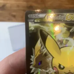 Pokemon Pikachu EX XY124 XY Full Art Promo Holo Card NM - Image 3