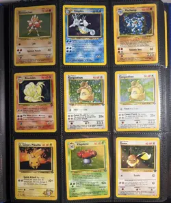 Vintage Pokemon Card Collection Binder Lot 165+ cards WOTC shadowless/1st Ed/Neo - Image 3