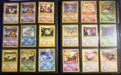 Vintage Pokemon Card Collection Binder Lot 165+ cards WOTC shadowless/1st Ed/Neo - Image 5