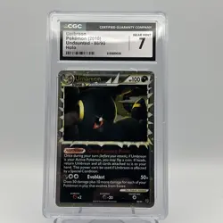 CGC 7 Umbreon 2010 Undaunted 86/90 Holo Pokemon Card - Image 1