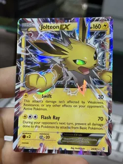 Jolteon EX 28/83 Generations 2016 Holo Rare Pokemon Card TCG - Image 4