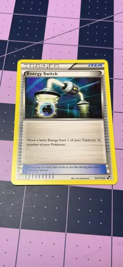 Pokemon TCG Energy Switch 94/114 Black & White Regular Card - Image 1