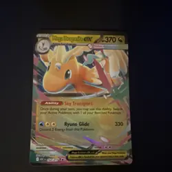 Pokemon Mega Dragonite EX Full Art Holo ASC 152/217 370 HP Dragon Card - Image 1